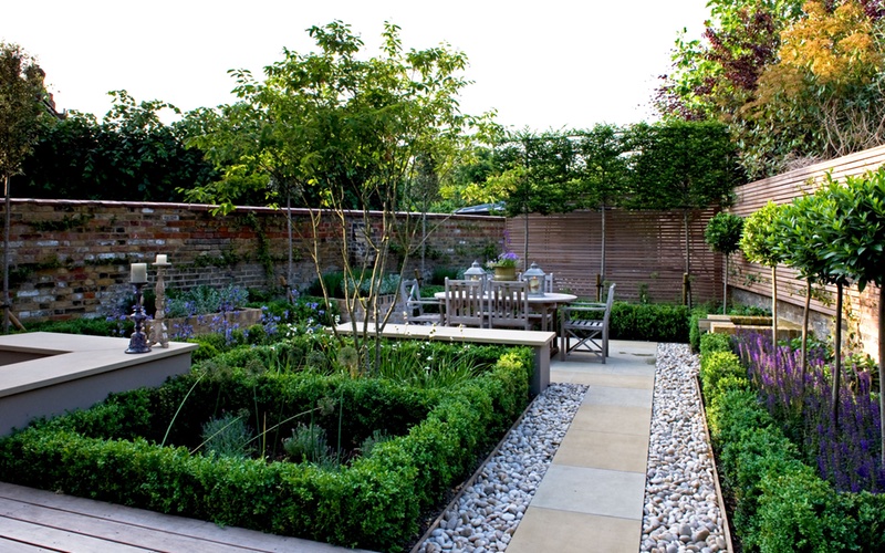 Landscaping Solutions precise planting for formal garden design.